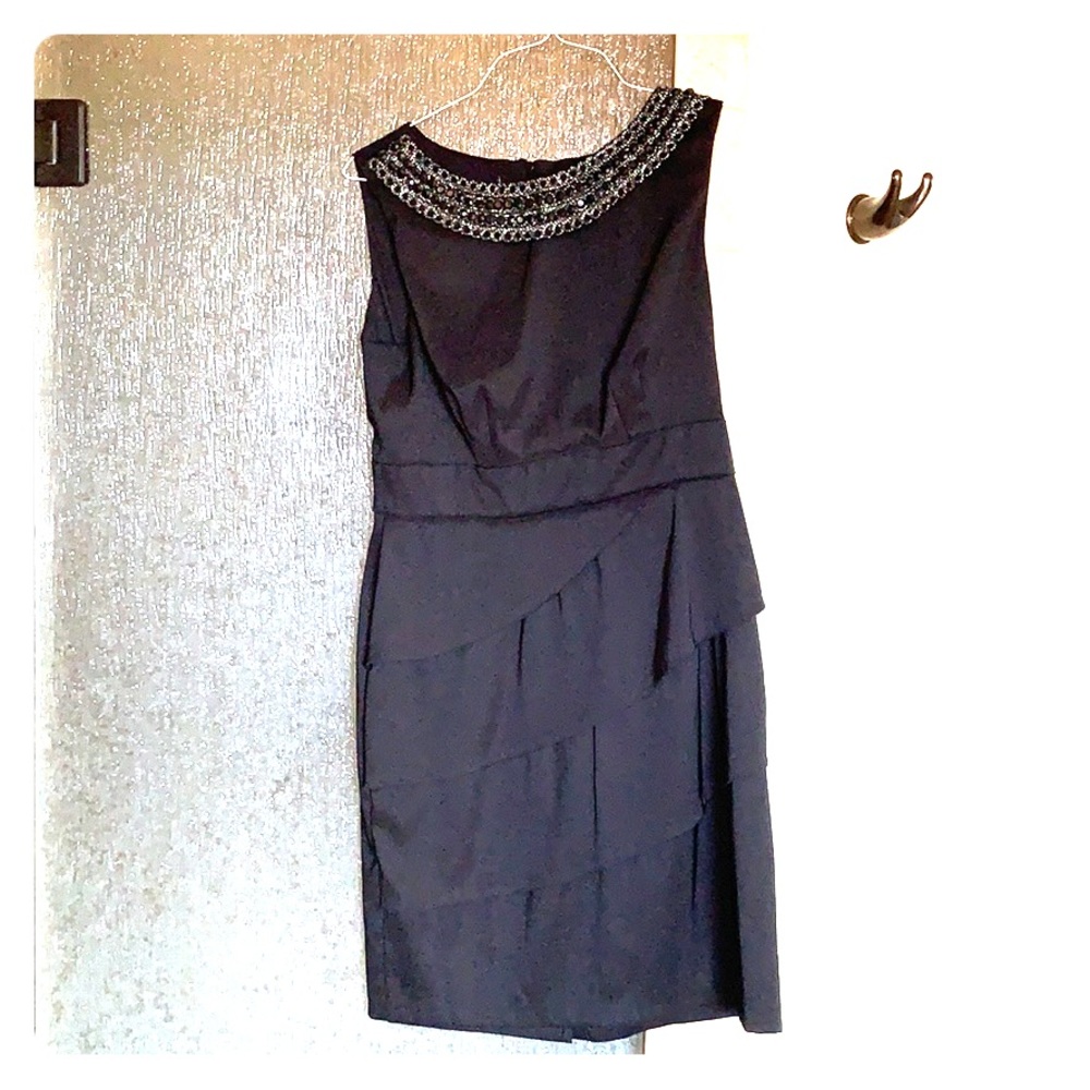 Black cocktail dress